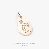 在飛比找momo購物網優惠-【WEDDING CODE】14K 迪士尼項鍊 盾牌造型(迪