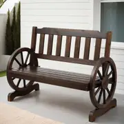 Wooden Wagon Wheel Chair