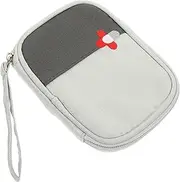 Portable First Aid Bag Compact Medicine Pouch for Home Camping and Travel Stylish Design with Zipper Closure Capacity Made of Durable Easy to Carry and Clean