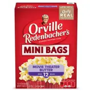 Orville Redenbacher Movie Theater Butter Microwave Popcorn Pack of 6 Bags