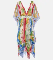 [Farm Rio] Farm Rio Tropical Destination maxi dress AU 8 multicoloured