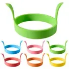 Round Poacher Pancake Silicone Ring Double Ear Fried Egg Ring Fried Egg Mould