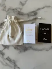 *NEW* Dior Jadore & Sauvage 2ml sample perfumes With Pouch