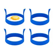 4X Silicone Egg Ring Egg Rings Non Stick Egg Cooking Rings Perfect Fried Egg