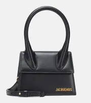 [Jacquemus] Jacquemus Le Chiquito Moyen leather tote bag One Size black