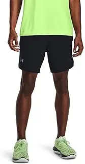 [Under Armour] UA Launch 7'' 2-in-1 Short-BLK, Mens, Bottoms, Shorts, 7-8 in
