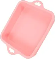 GREENADSCAPE Cake Mold Bread Cookware Cake Pan Nonstick Muffin Pan Tins Jumbo Muffin Liners Pie Tins Bread Machine Tart Rings for Baking Baking Mat Bin Nonstick Pie Maker Non Silica Gel Pink