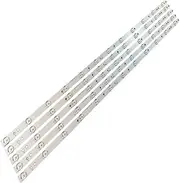 SCPCKZETZN 5pcs LED Strip 12leds LB43014 V0_00 Fit for Philips 43" TV GJ-2K16-430-D512-V4 43PUS6551 TPT430U3 EQLSJA.G 43PUS6501 43PUS7202