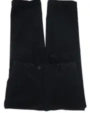 Brioni Cannes Mens Corduroy Solid Black Italian Casual Slack Pants 32x31 NWT NEW