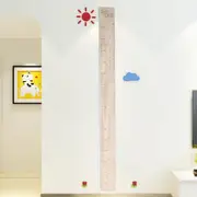 Growth Height Chart Wooden Ruler Wall Sticker