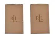 (4) Ralph Lauren Addison Walnut 400 TC Standard Pillowcases 20" x 32" New