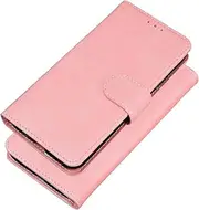 Cover Compatible with Oppo A78 4G,Compatible with Oppo A78 4G PU Leather Card Slot Magnetic Clasp Flip Stand Phone Case Pink
