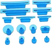 Auto Body Dent Repair Tools 15pcs Dent Puller Tabs Kit Plastic for Diy Enthusiasts