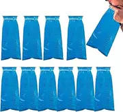 HOFFTI Barf Bags | 10 Pack Car Throw Up Bag with Graduated Mark,1000ml Portable Leakproof Puke Bag for Morning Sickness, Kids, Pregnant Women, Taxis Drivers, Car Motion Sickness