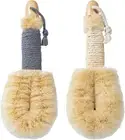 Beomeen 2Pcs Dry Brushing Body Brush for Lymphatic Drainage, Natural Fibers S...