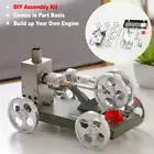 DIY Assembly Stirling Engine Car Model Toy Mini Build-up Hot Air Generator Motor