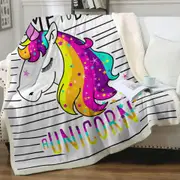 Time to be a Unicorn Throw Blanket
