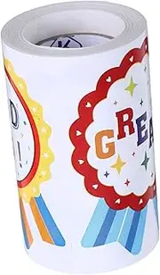 GETAJGHSD 100pcs Inspirational Badge Reward Stickers for Motivational Labels for Classroom Use School Supplies for Kindergarten Encouraging Affirmation Stickers for Young Learners