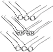 SUPVOX Stainless Steel Pruner Replacement Springs Pack V-Shape for Hand Pruners Garden Shears Spring Easy to Install
