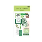 2 Sheets Hello Series Sticker Scrapbooking Creative DIY Diary Journal Decorative Adhesive Paper Seal Label Stationery Supplies