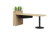 DD Off The Wall Office Table with Planter
