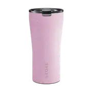 Sttoke Ceramic Reusable Coffee Cup 16oz Unicorn Pink