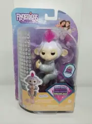 Fingerlings Baby Monkey Glitter Girl Sugar White Sparkle Interactive Pet Toy