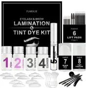 Lash Lift and Tint Kit 4 In 1 Eyebrow Lamination Kit with Black Kit Professional