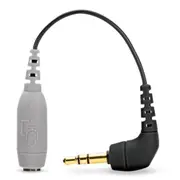 RODE SC3 3.5MM TRRS to TRS Adapter For Rode Smartlav Microphone - Ideal For DLSR Canon Cameras And Field Recorders [RODSC3]