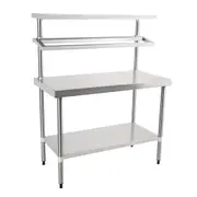 Vogue Prep Station St/St - 1200x600x1500mm 47 1/4 x23 1/2 x59"