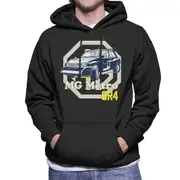 MG Metro 6R4 British Motor Heritage Men's Hooded Sweatshirt Black Large