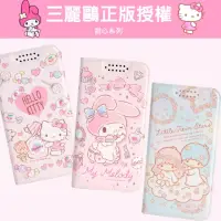 在飛比找momo購物網優惠-【SANRIO 三麗鷗】小米8 甜心系列彩繪可站立皮套