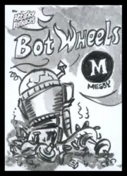 2020 MARS ATTACKS WACKY PACKAGES BOT WHEELS NEIL CAMERA SKETCH 1/1