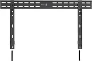 QualGear QG-TM-002-BLK 37-Inch to 70-Inch Universal Ultra Slim Low Profile Fixed Wall Mount LED TVs, Black