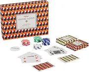 Ridley's Texas Hold 'Em Deluxe Poker Set Game with Chips and 2 Card Decks
