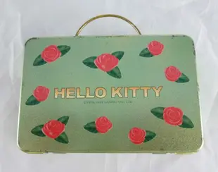 【震撼精品百貨】Hello Kitty 凱蒂貓 方形鐵盒 玫瑰 震撼日式精品百貨