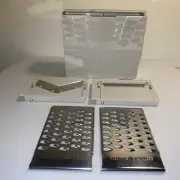 Pampered Chef Ultimate Mandoline Slicer Grater 4 Blades + Storage Box Repl Parts