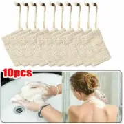 10 Packs Faux Sisal Soap Bag Exfoliating Soap Saver Pouch Holder Coffee NEW