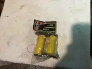 OLD SCHOOL BMX NOS BLACK/YELLOW TIGER GRAB ONS GRIPS MONGOOSE GT TORKER HUFFY