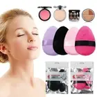 3pcs/pack Cotton Purple Powder Puff Eye Shadow No Dead Corner Makeup Puff ‡