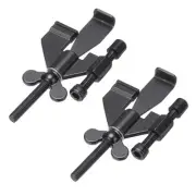 2 Pack Black Portable Security Door Lock