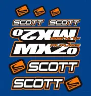 SCOTT ALTURIS MX 20 CUSTOM MADE FRAME DECAL SET