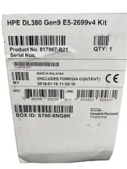 New INTEL XEON CPU KIT E5-2699V4 22 CORE 2.2GHZ HPE PROLIANT DL380 817967-B21