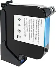 12.7MM 2588M Handheld Inkjet Printer Cartridge 12.7 Inkjet Printer Quick-Drying Ink Cartridge for Text Barcode Date Time, etc(Yellow)