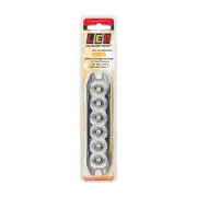 LED Autolamps Amber Emergency Warning Light 6 LED 14 Flash Patterns Lamp Blister