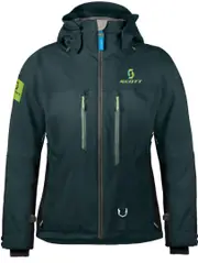 Scott Snow Flex Dryo Ladies Snowmobile Jacket, green, Size XL for Women