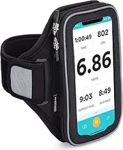 Sporteer Velocity V6 Running Armband - Compatible with iPhone 15, 15 Pro, 14, 14 Pro, 13, 13 Pro, iPhone12/12Pro, Galaxy S23, S22 5G, Google Pixel, and MANY More Mobile Phones - Fits Most Cases