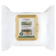 L'Oreal Paris Age Perfect Cleansing Wipes - 25 Pack