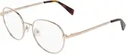 [LIU JO] LJ2177 714 Medium Gold 51/18/140 Women's Frame, 714 medium gold, 51/18/140