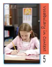 Queue Vocabulary in Context Grade 5 by Suzanne E Borner [Paperback, 104 pages]